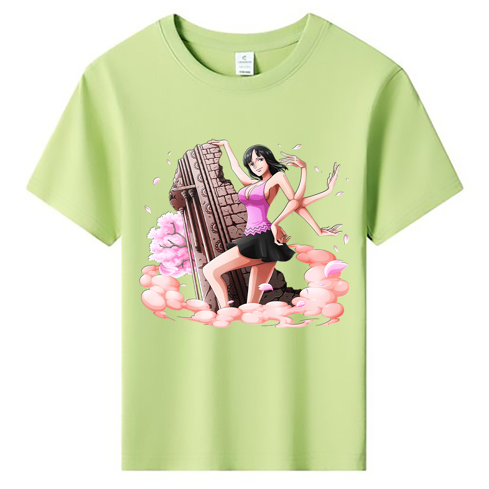 （画像用） ワンピース ニコ・ロビン ONE PIECE Nico Robin 綿100％キッズTシャツ（フロントプリント）